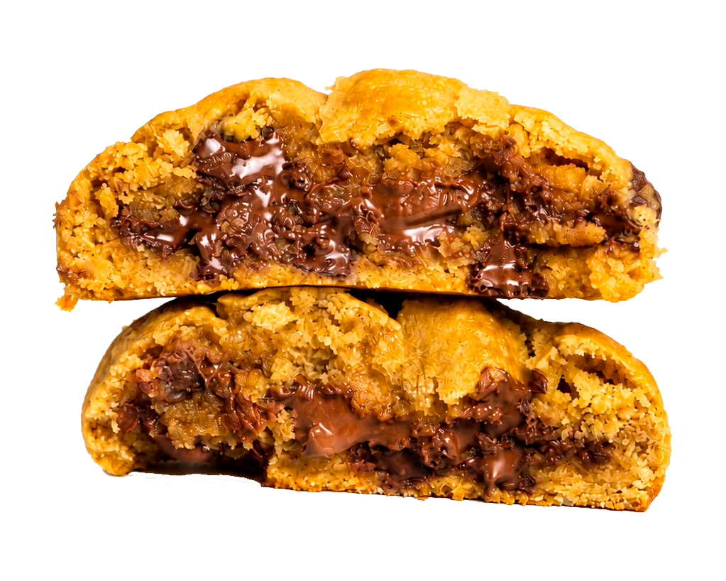 Cookie Choco Avellana con chocolate semi amargo y relleno de Nutella de Tierra Dulce